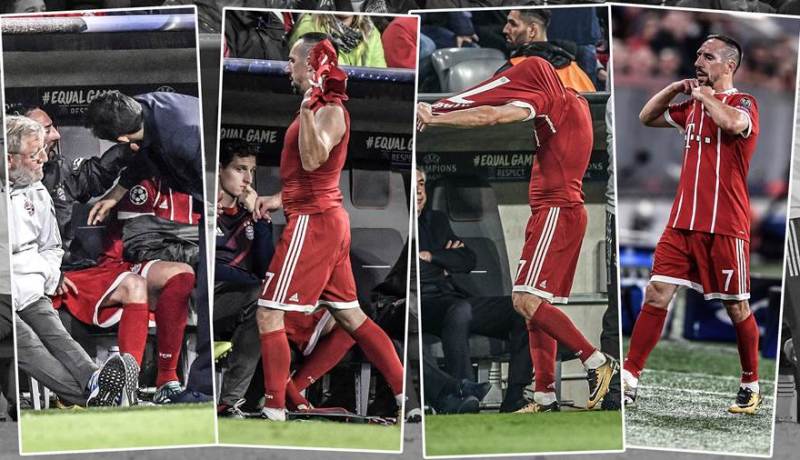 بالصور- ريبيري ينفجر غضبا في وجه أنشلوتي