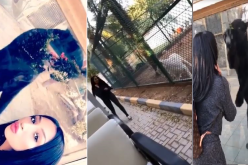 بالفيديو…محرز وزوجته ريتا يروضان الفهود في دبي !