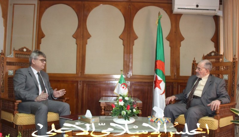 بالصور..غلام الله يستقبل سفير روسيا بالجزائر