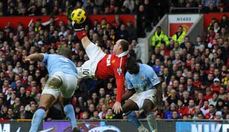 هدف روني الأجمل في تاريخ الدوري الإنجليزي الممتاز