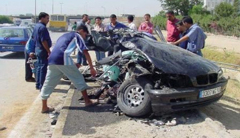 هلاك ثلاثة أشخاص وجرح أربعة آخرين في حادث مرور بالجلفة