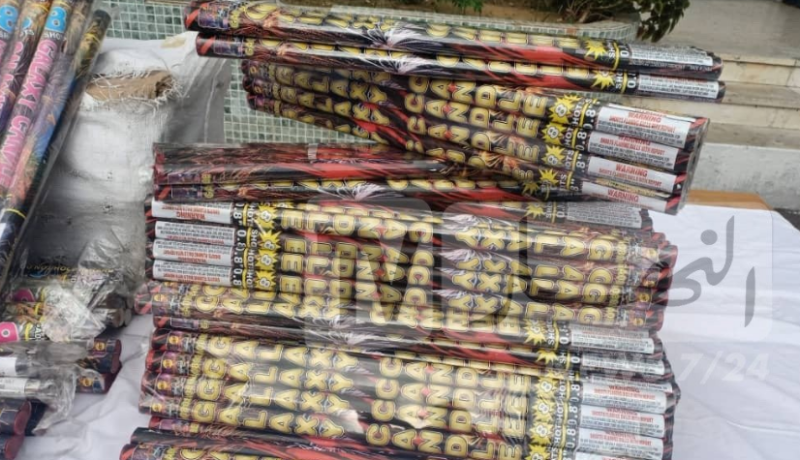 توقيف 223 شخصا وحجز أزيد من 3 ملايين وحدة من المفرقعات