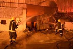 بالصور…10 قتلى في حريق بورشة في السعودية