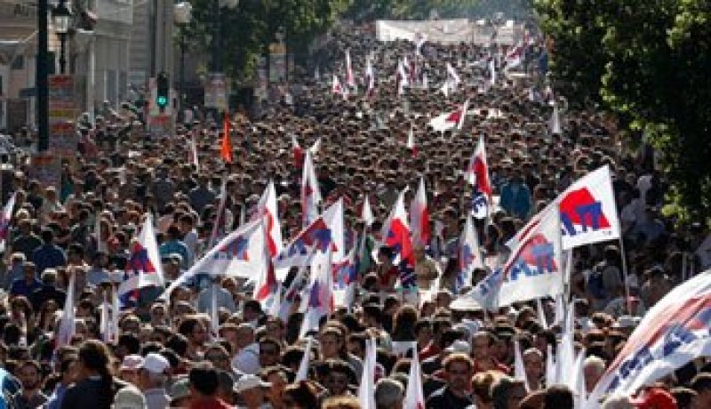 تظاهرات فى اليونان ضد الهجمات العنصرية