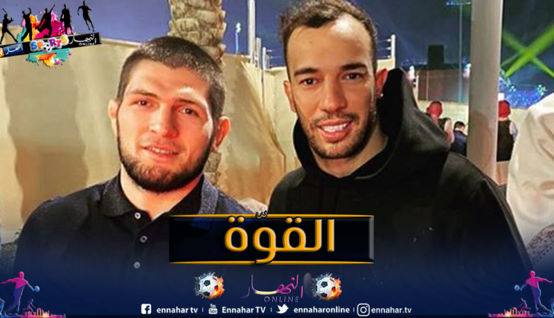 بن العمري يلتقي الملاكم حبيب نورمحمدوف بالسعودية