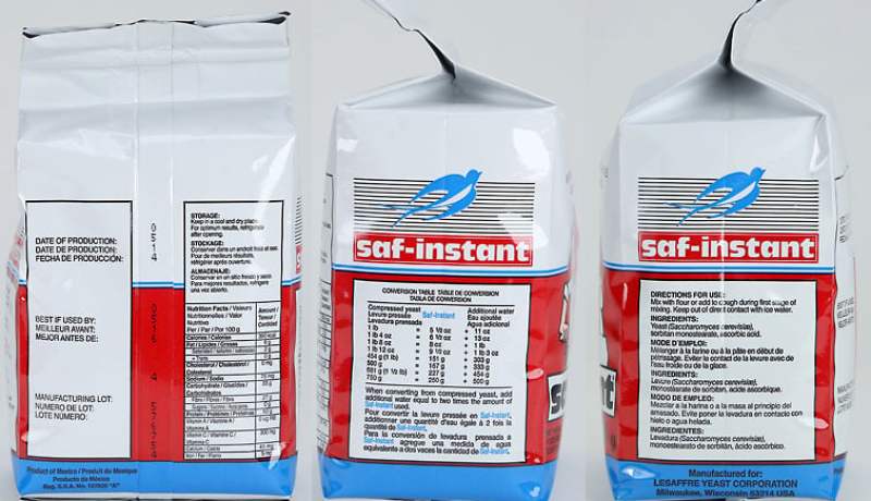 خميرة الخبز الفورية ساف انستان منتوج حلال