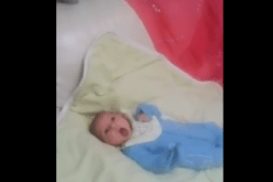 فيديو مضحك لردة فعل رضيع عند سماعه أغنية بشرة خير