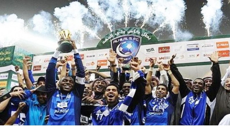 فريق الهلال السعودي يتوج بطلا لكأس ولي العهد السعودي
