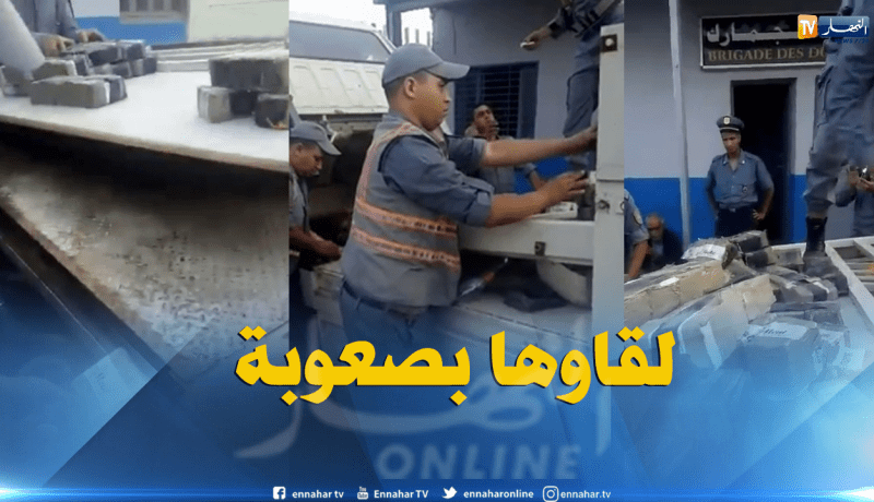 هكذا تم حجز 134 كلغ من المخدرات التي كانت مخبأة باحكام داخل شاحنة بتلمسان