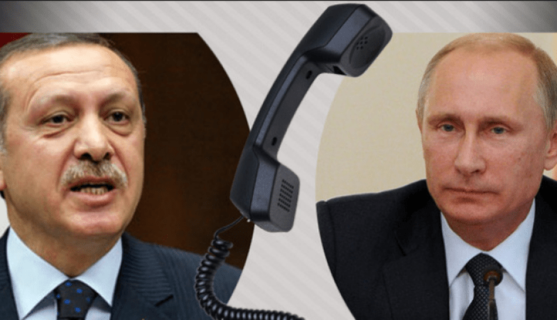 بوتين وأردوغان يؤيدان إجراء تحقيق دولي دقيق في حادثة خان شيخون بسوريا