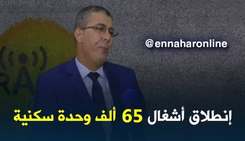 مدير عدل: خلال شهر أفريل ستنطلق في أشغال 65 ألف وحدة سكنية من برنامج 2018