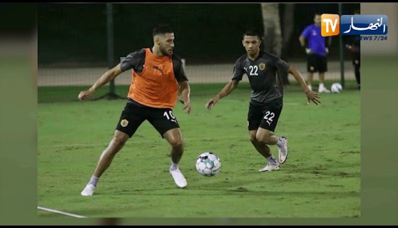 يوسف بلايلي يخوض أول مران جماعي مع فريقه الجديد قطر