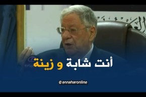 “جمال ولد عباس” يتفادى الرد على سؤال صحفية بمدحها