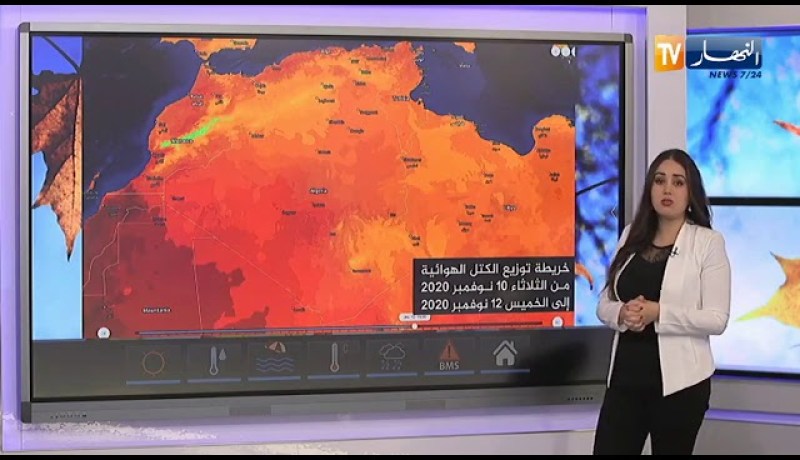 طقس: أمطار رعدية على المناطق الشمالية يومي الثلاثاء والأربعاء