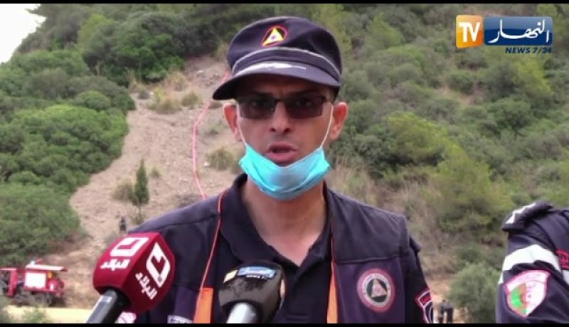 الحماية المدنية: تمرين محاكاة الرتل المتحرك في مجال مكافحة حرائق الغابات بالعاصمة