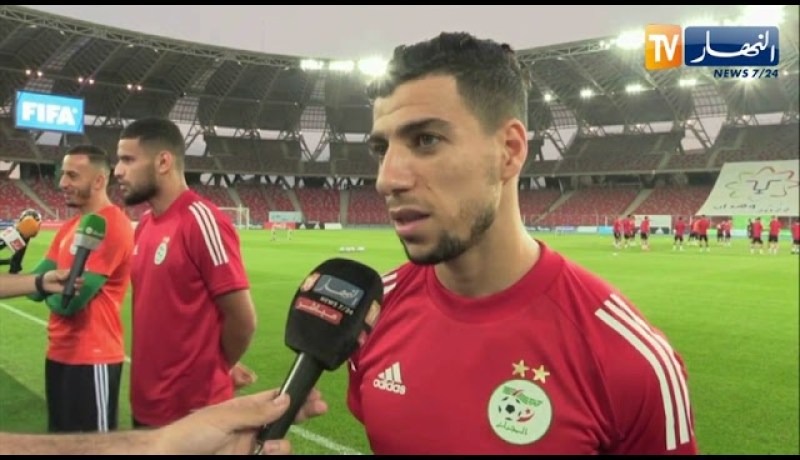 المنتخب المحلي يجري آخر حصة تدريبية بملعب وهران إستعداد لمواجهة ليبيريا