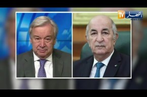 رئيس الجمهورية يهنئ الأمين العام للأمم المتحدة بعد إعادة إنتخابه على رأس الهيئة