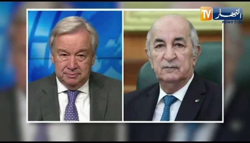 رئيس الجمهورية يهنئ الأمين العام للأمم المتحدة بعد إعادة إنتخابه على رأس الهيئة