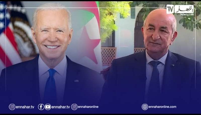 جو بايدن يهنئ رئيس الجمهورية بمناسبة احتفال الجزائر بالذكرى الـ59 لعيد الإستقلال