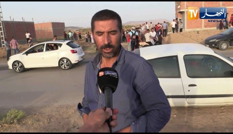 باتنة: 07 جرحـ.ـى في حـ.ـادث مرور خطيـ.ـر في موكب زفاف ببلدية أولاد سلام