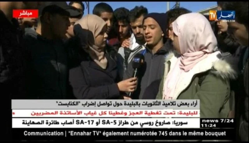 آراء بعض تلاميذ الثانويات بالبليدة حول تواصل إضراب “الكنابست”