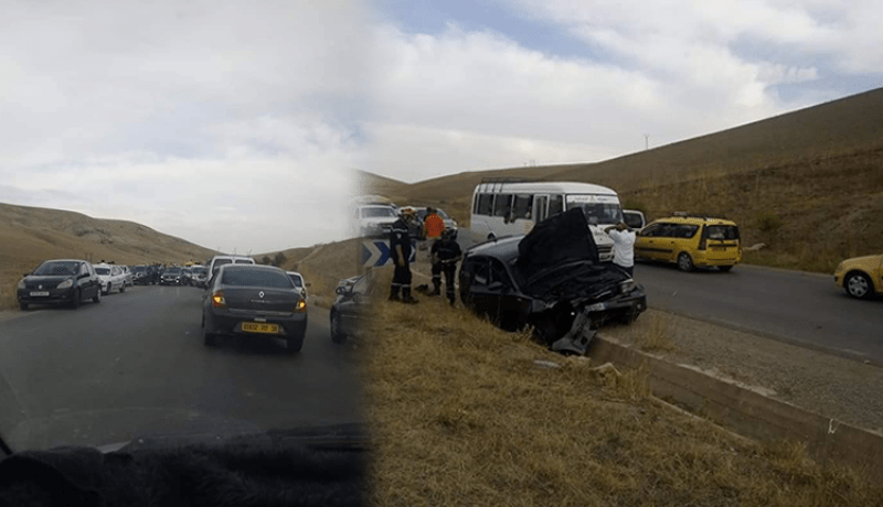 قتيل و6 جرحى في حادث مرور لموكب زفاف في تيسمسيلت