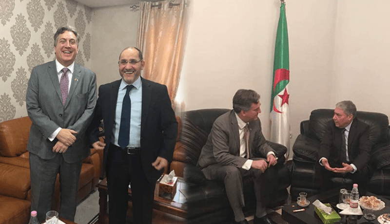 السفير الأمريكي ينزل ضيفا على مقري وبن فليس
