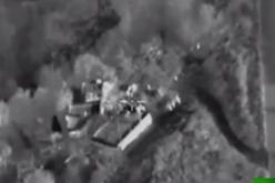 بالفيديو الطيران الروسي يدمر مركز تدريب لداعش في إدلب