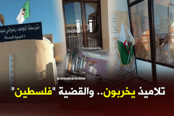 بالصور.. تلاميذ يحطمون ملك الغير لنصرة فلسطين