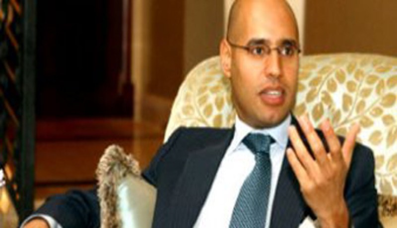 سيف الاسلام القذافي ينفي قتل مدنيين في مصراتة