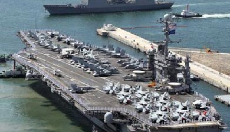 بدء المناورات العسكرية البحرية بين الولايات المتحدة وكوريا الجنوبية