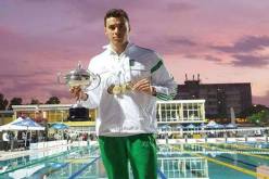 الجزائري أسامة سحنون يتوج كأحسن سباح للبطولة الإفريقية