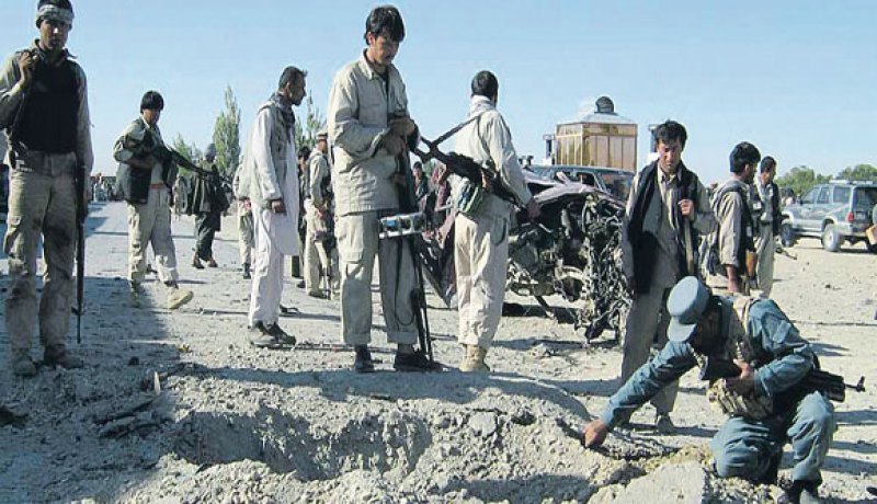 3 انتحاريين يهاجمون مديرية الأمن الأفغانية