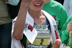 آيت سالم تنهي سباق المارطون بشجاعة كبيرة رغم إصابتها