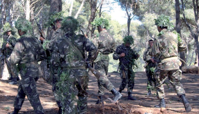 محاصرة 3 إرهابيين فروا من منطقة الوسط بغابات تلمسان و سيدي بلعباس