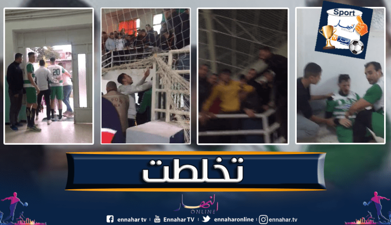 بالفيديو.. “العنف” يُخلف إصابة خطيرة للاعب شلغوم العيد
