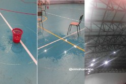 بالصور.. “القُطرة” تُغرق قاعة المتعددة الرياضات ببرج الكيفان!!