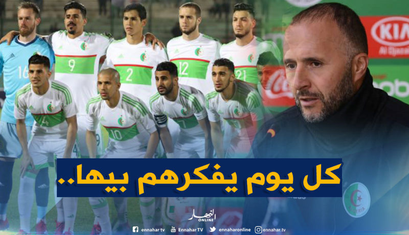 هذا ما يقوله بلماضي للاعبيه لدفعهم لـ”تشماخ التريكو”