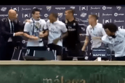 بالفيديو… لاعبو ريال مدريد يقتحمون المؤتمر الصحفي لزيدان