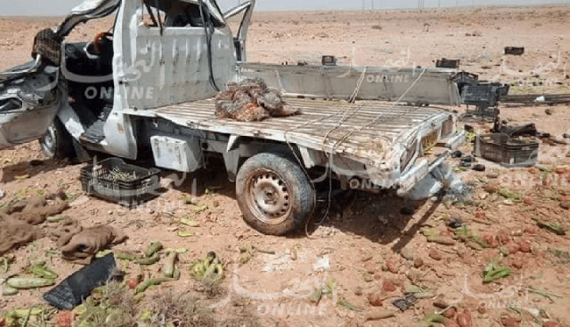 غرداية.. قتيل و جريح في حادث انحراف شاحنة بين بريان والقرارة