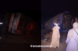 جرحى اثر انقلاب حافلة لنقل المسافرين بتمنراست