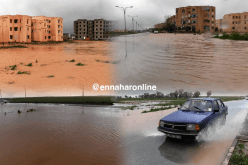 بالصور.. تجمع كبير لمياه الأمطار الأحياء السكنية والطرقات بتيارت