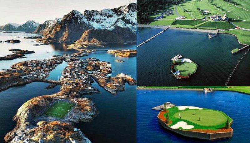 شاهد.. أغرب وأجمل الملاعب في العالم