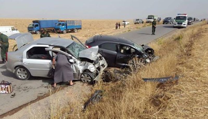 5 قتلى و7 جرحى في حادث مرور ببلدية قجال في سطيف