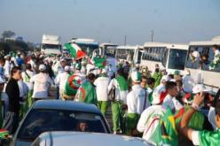 بريتوريا تستعيد حيويتها وأنصار الخضر يلهبون شوارعها  من جديد