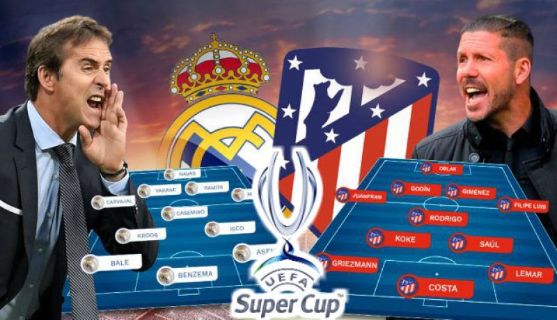 كأس السوبر الأوروبي .. مواجهة “نارية” بين ريال مدريد وأتليتكو مدريد !