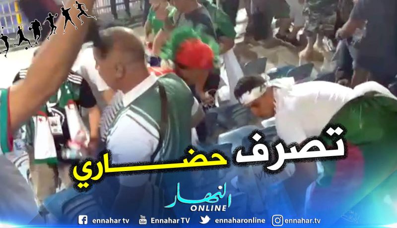 بالفيديو..تصرف رائع من أنصار الخضر بعد نهاية المباراة