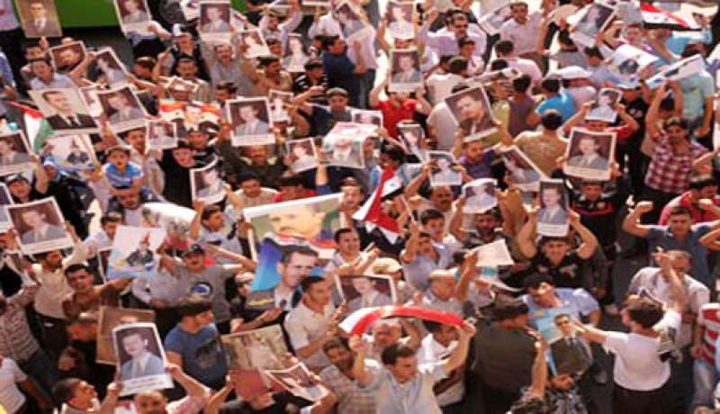 مسيرة حاشدة شمال شرق سوريا لدعم القرار الوطني ورفض التدخل الخارجي في شؤون البلاد