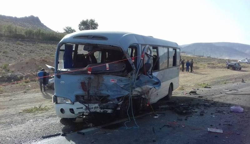 وفاة 5 أشخاص وإصابة 6 أخرين بجروح خطيرة في حادث مرور بتبسة