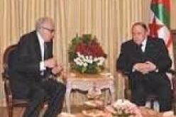 بوتفليقة يستقبل الأخضر الإبراهيمي